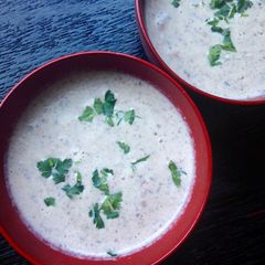 A picture of Creamy Mushroom Soup.