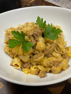 A picture of Simple Cheeseburger Mac.