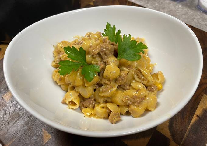 Simple Cheeseburger Mac