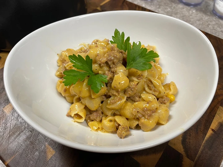Recipe Simple Cheeseburger Mac which So Delicious