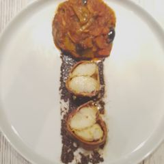 A picture of Monk fish ballantine.