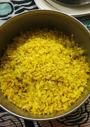 A picture of Plane and simple poha for kids.