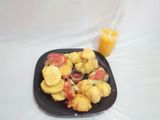 Viazi Karai - Three ways and Mango juice
