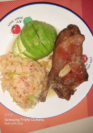 A picture of Kienyeji chicken on instant pot.