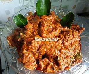 Masakan Populer Rendang Daging Sapi Enak Sederhana