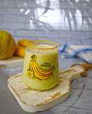 اسموتی طالبی وموز 🍈🍌🥛