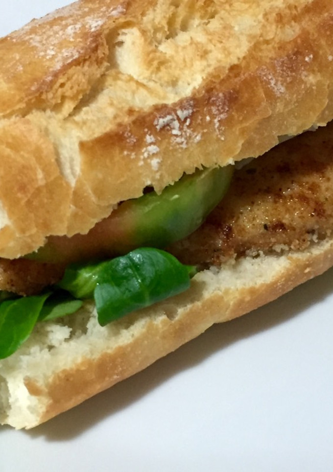 Una foto de Bocadillo de pechuga
