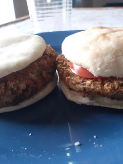 Una foto de Hamburguesa de lenteja