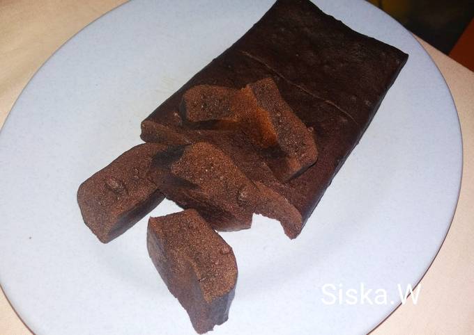  Resep Brownies Kukus DEBM  no mixer no blender no keju 