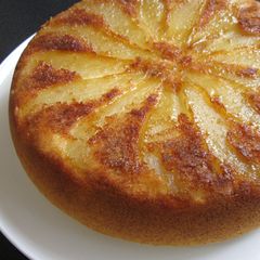 A picture of Rice Cooker Pear Upside-down Cake.