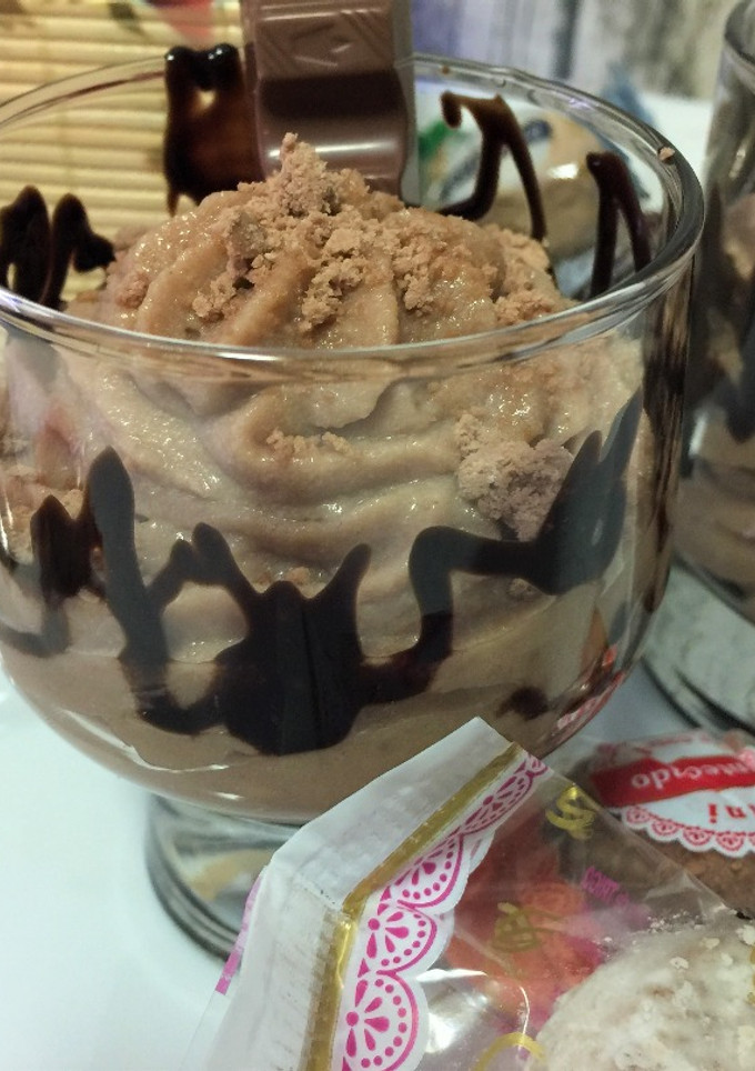 Una foto de Mousse de mantecados