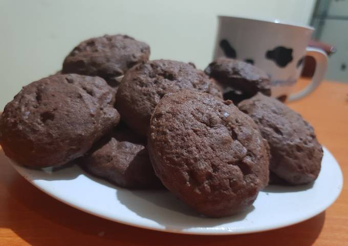 Double chocolate chip cookies - renyah