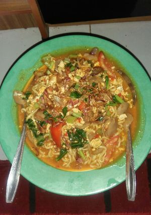 Foto resep Mie tektek pedas