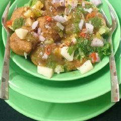 Dal Pakori Chaat A picture of Dal Pakori Chaat.