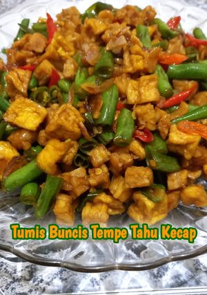 Foto resep Tumis Buncis Tempe Tahu Kecap