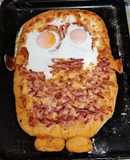 Pizza casera minion
