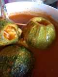 Calabazas rellenas de Queso Panela de Guadalajara Jal