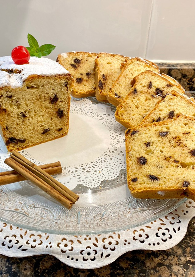 Una foto de Plumcake de plátano con yogur