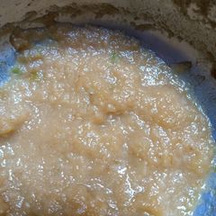 Sweet and tangy aw mango dip (Kairi gud ki khatti meethi chutney) A picture of Sweet and tangy aw mango dip (Kairi gud ki khatti meethi chutney).