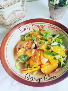 Foto resep Tumis Bayam Wortel