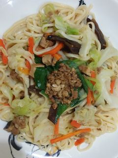 肉燥乾麵 的食譜成品照片