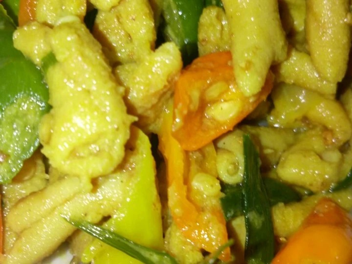 Cara Gampang Membikin Resep Usus bumbu kuning yang Uenak Anti Ribet, Bisa Manjain Lidah