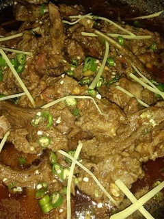 A picture of Mutton Chops Karahi.