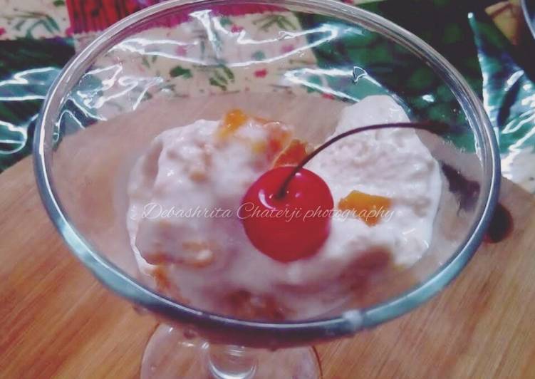 Recipe of Speedy Peach ice cream