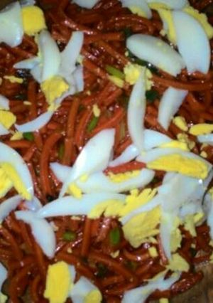 Foto resep Mie habang (merah) khas Banjar