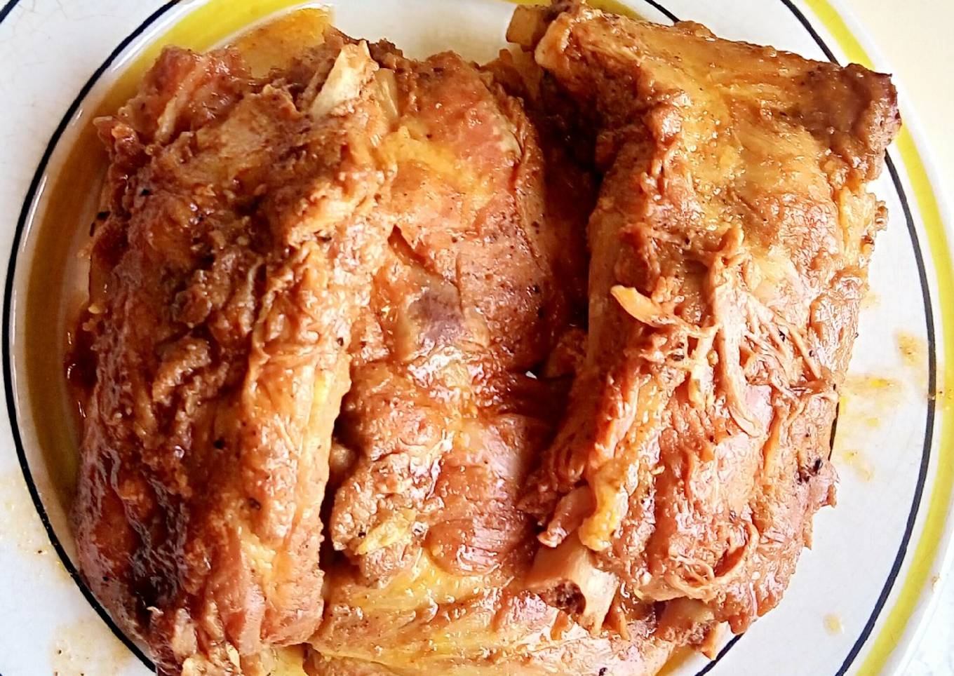 Spice-ly Sweet Slow Cooker Pork Ribs