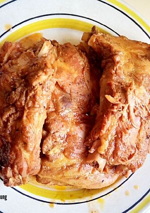 A picture of Spice-ly Sweet Slow Cooker Pork Ribs.