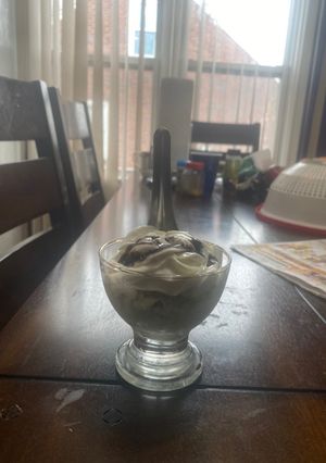 Hình của món Đá bào tra xanh.