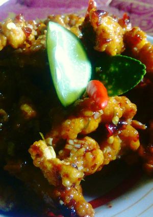 Foto resep Ayam crispy saus jeruk nipis pedas manis