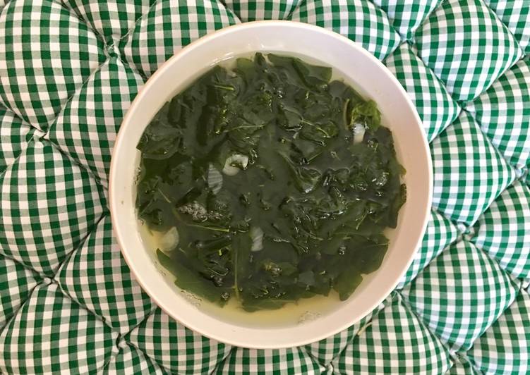 Sayur bening daun katuk (tanpa gula)