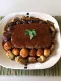 Puding de galtas de ternera