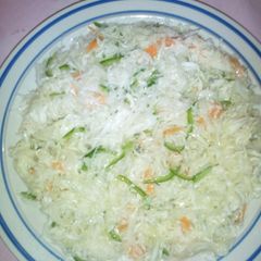 A picture of Raw cabbage salad.