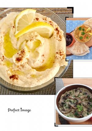 O poză a rețetei Humus - pastă de năut.