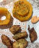 Fajitas de pollo rebozadas sin huevo