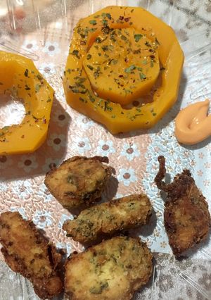 Una foto de Fajitas de pollo rebozadas sin huevo