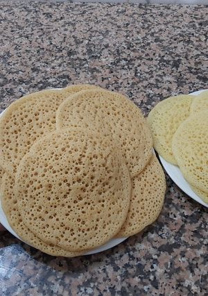 Une photo de Begherir avec blé complet