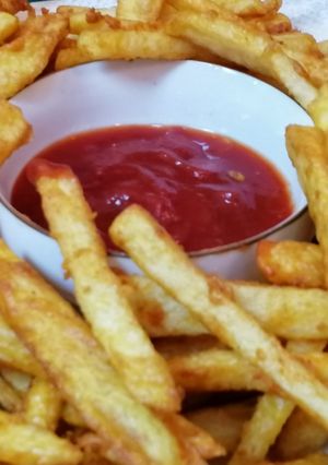 A picture of Crispy fries recipe.