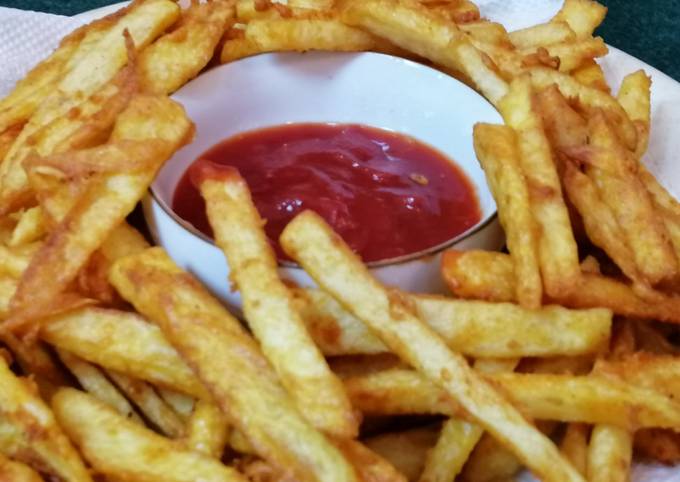 Crispy fries recipe