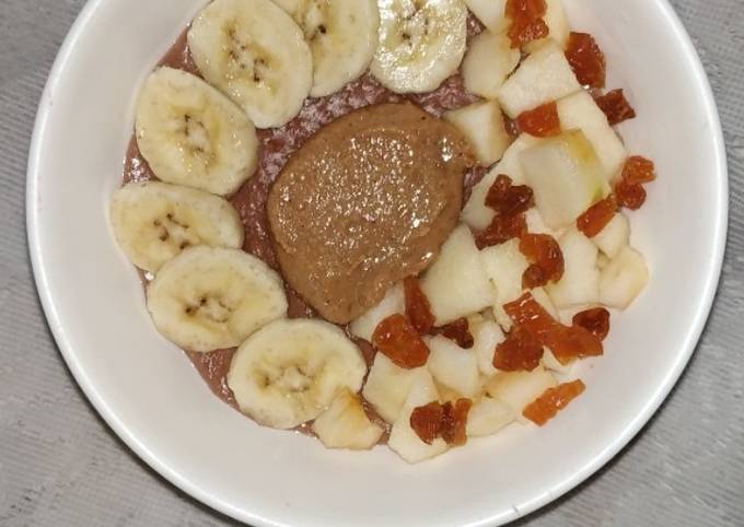 Super Simple Chocolate Oatmeal Bowl (Cocok Untuk Sarapan)