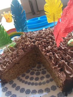 Una foto de Mona de Pascua sin gluten y sin azúcar