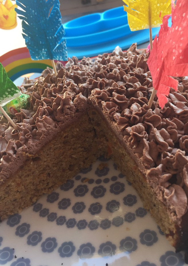 Una foto de Mona de Pascua sin gluten y sin azúcar
