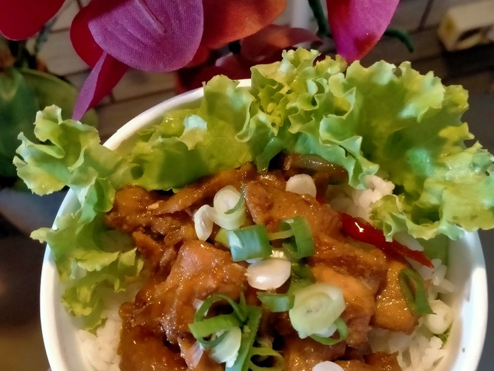 Resep Rice Bowl Ayam Teriyaki, Bisa Manjain Lidah