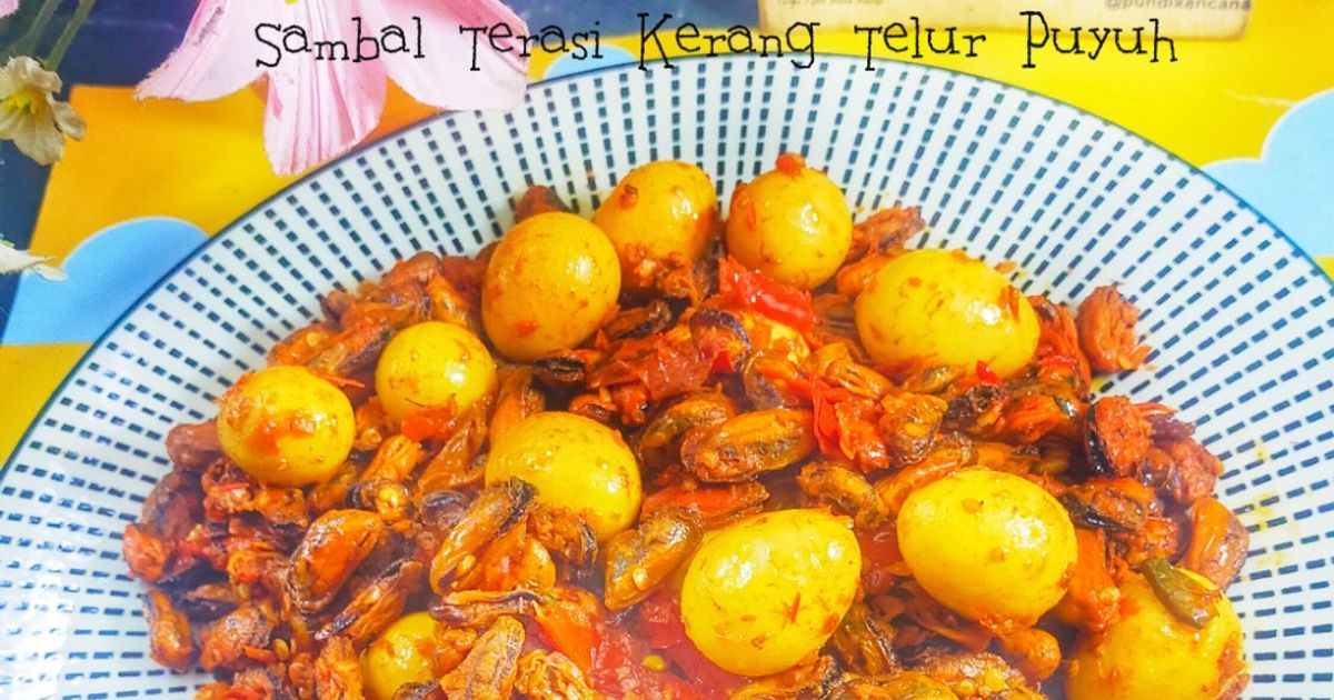 Sambal Terasi Kerang Telur Puyuh