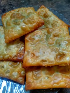 Foto resep Martabak mie telur kulit pangsit