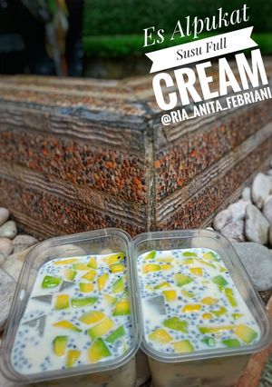 Foto resep Es Alpukat Susu Full Cream