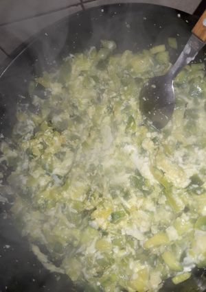 Una foto de Zapallito con huevo revuelto🥚